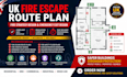do uk fire escape route plan fire strategy design emergency exit design
