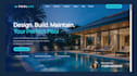 design pool website pool cleaning swimming pool pool service swimming website