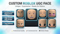 create custom roblox ugc face designs for your avatar or game