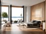 design modern bedroom space planning walk in wardrobe 3d visualization