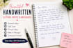 write custom handwritten letters, notes and messages