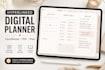 create interactive hyperlinked planner with custom layouts and tabs