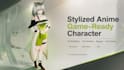 create a game ready 3d character with rig