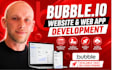 do bubble website, bubble io developer, bubble mvp,bubble saas app or bubble CRM