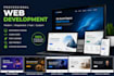develop a premium responsive website ai