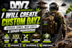 create custom dayz server zones, map edits and server modifications