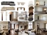 create an interior moodboard with color palette