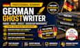 ghostwrite german ebook novel amazon kdp manuscript proofreading line editing