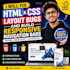 fix responsive HTML CSS layout bugs