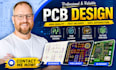 design pcb desing, layout, schematic, gerber files and manufacturing ready pcb