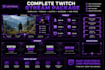 design professional twitch overlays, panels and stream package