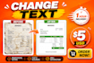 change replace text color size font style grammaticall text correction in docs