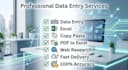 excel, word, data entry and PDF to word conversion