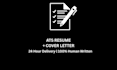 write a professional CV, resume and cover letter