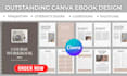 design professional canva workbook, ebook, lead magnet PDF