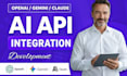 integrate ai features using openai, gemini, and claude apis