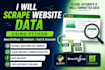 scrape website data using python selenium and beautifulsoup