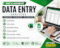 do accurate data entry, copy paste, excel and google sheets