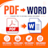 convert PDF to word, excel, or editable documents manually