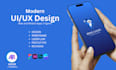 create clean and modern UI UX design for web and mobile apps