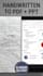 convert handwritten notes to PDF and design professional ppt