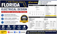 design florida electrical single line diagram load calculation panel schedule