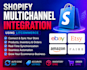 integrate and sync shopify store with ebay etsy amazon faire using litcommerce