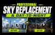 replace sky and create realistic day to night vfx