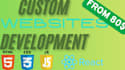 build a modern custom website from scratch