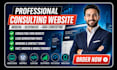 design a professional consulting website