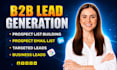create a premium business leads list for lead generation