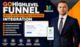 create a gohighlevel funnel with appointment booking integration
