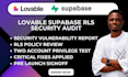 audit lovable supabase app rls policies security, lovable to ios appstore upload