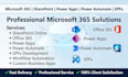 develop sharepoint ,office 365, powerapps, power automate, spfx