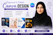 design professional editable canva templates