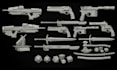 sculpt 3d cosplay props weapon model sci fi 3d airsoft gun model for 3d printing