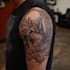 draw trash polka tattoo design