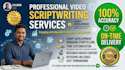 write engaging youtube and business video scripts