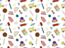 create back to school patterns for stationery and fabrics