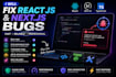 fix react js next js typescript frontend bugs