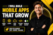 build mobile app development, ai app saas app, android app, ios app, no code app