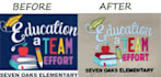 embroidery digitizing hat and left chest full back