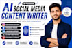 write ai powered social media captions and content