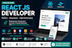 create a responsive react js front end website