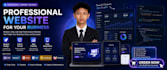 build a modern bussines website with responsive dashboard