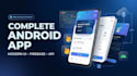 develop a complete professional android app with modern UI