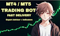 develop custom mt4 and mt5 trading bots and indicators