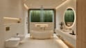 design luxury bathroom spa with sacred geometry