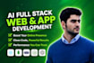 develop ai web application, app saas full stack development