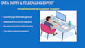 data entry, copy paste and tele calling